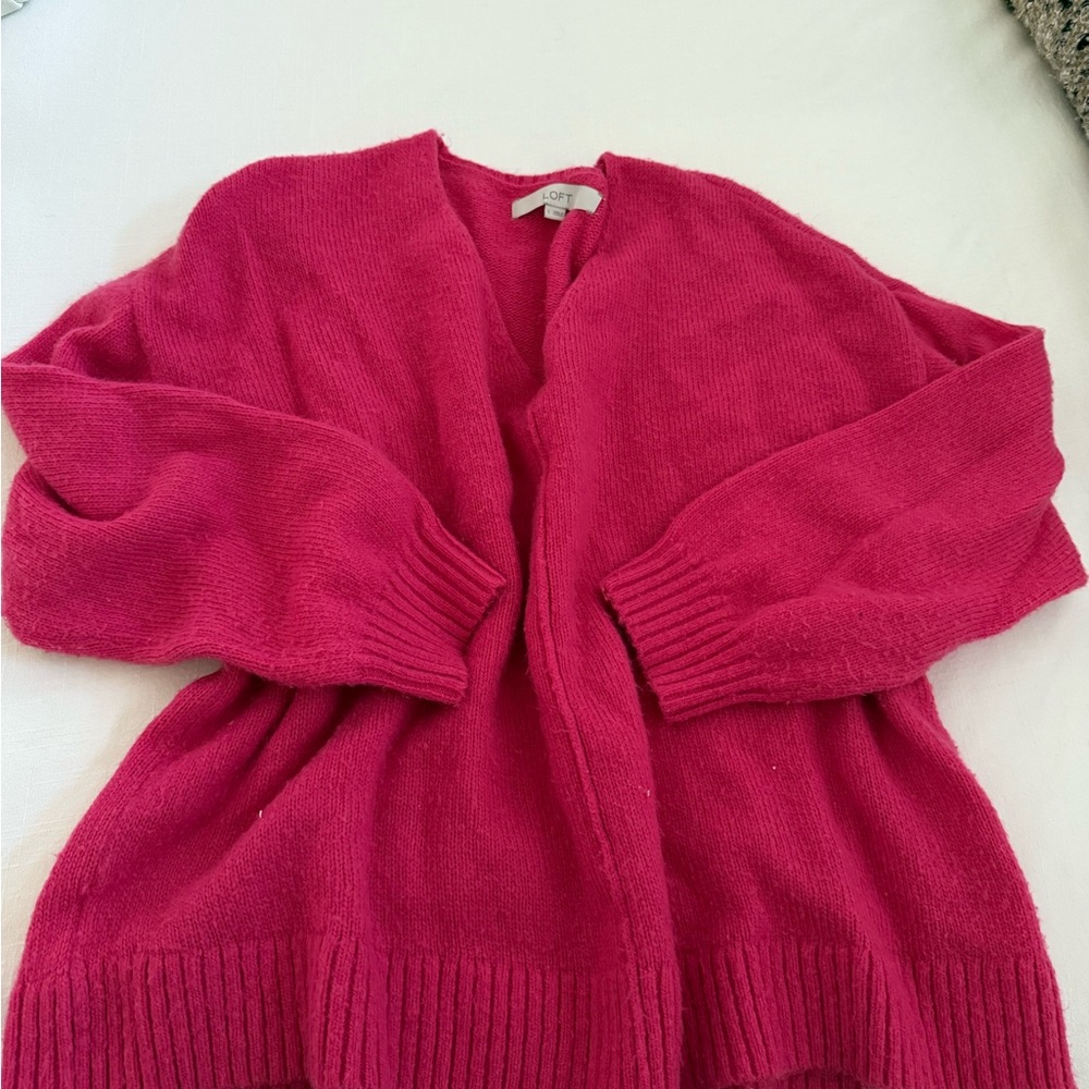 LOFT Women's Fuchsia Sweater